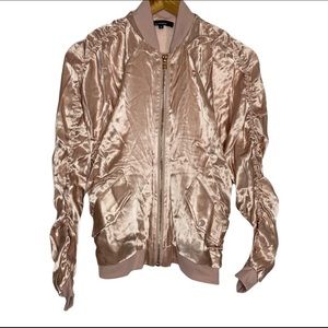 Anthropologie Olivaceous bomber jacket size L